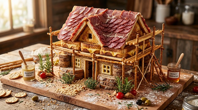 Free Edible Construction Site Image - Charcuterie, Architecture ...