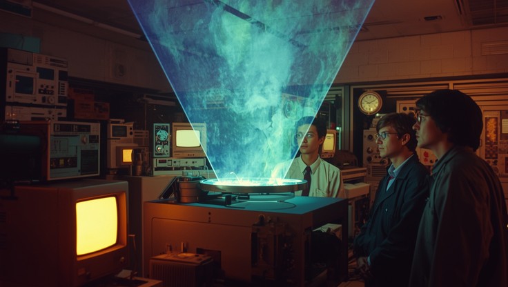 Free Vintage Hologram Laboratory Image - Hologram, Laboratory, 1980s ...