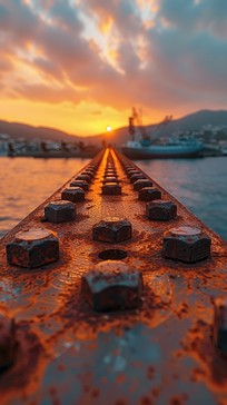 Free Sunset Bridge View Image - Sunset, Bridge, Reflection | Download ...