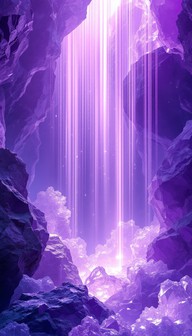 Free Purple Crystal Cascade Image - Violet, Crystal, Light | Download ...