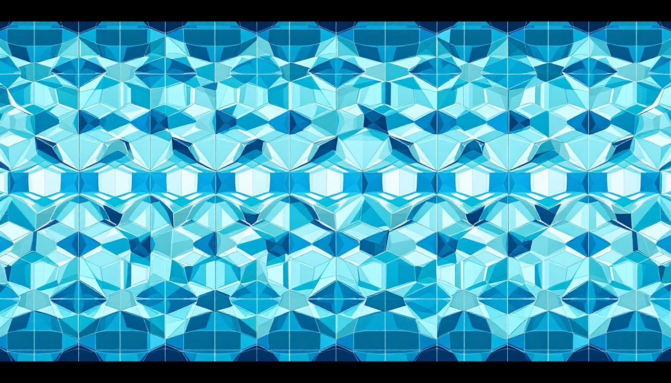 Free Aquatic Geometric Pattern Image - Geometric, Pattern, Aquatic ...
