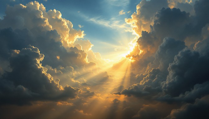 Free Divine Radiant Sky Image | Download at StockCake