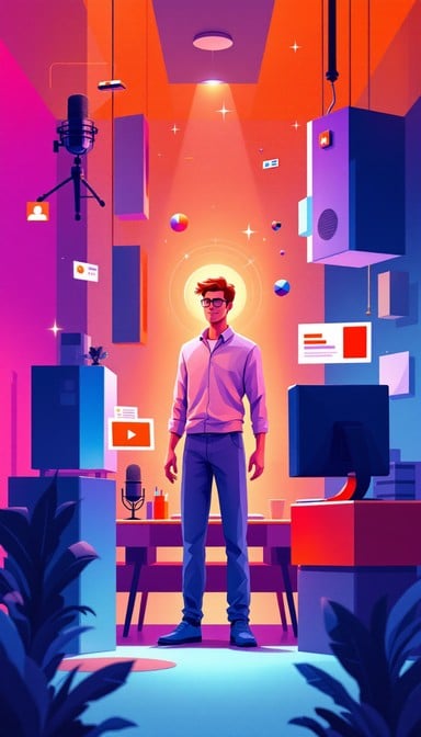 Free Digital Creator's Space Image - Streaming, Creator, Studio ...