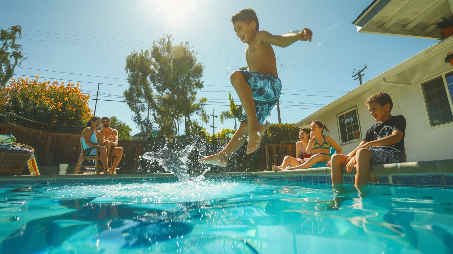 Free Summer Pool Jump Image - Summer, Pool, Jump | Download at StockCake