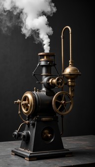 Free Steam Powered Elegance Image - Steampunk, Turbine, Brass ...