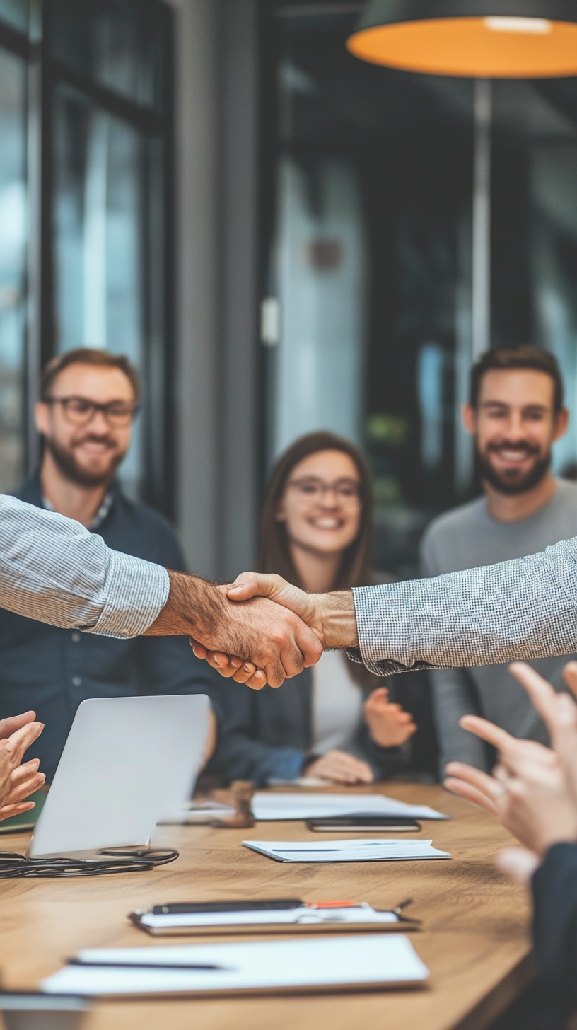 Introducing Photo Free Business handshake meeting Image - Business, Handshake, Meeting ...