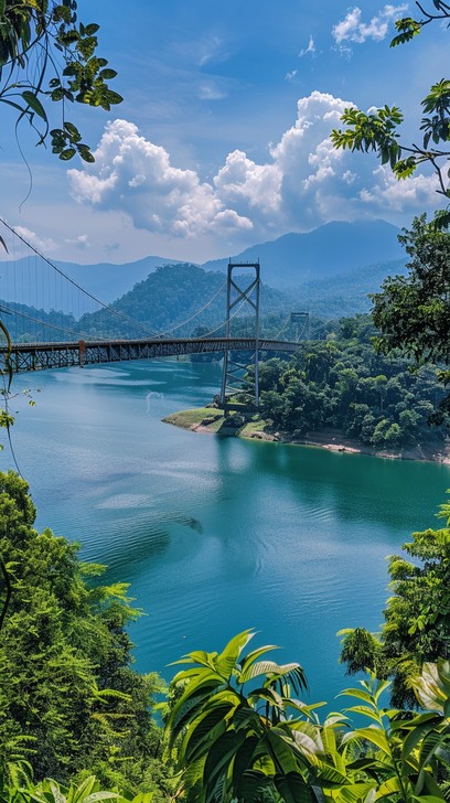Free Scenic Bridge View Image - Aerial, Bridge, Turquoise | Download at ...