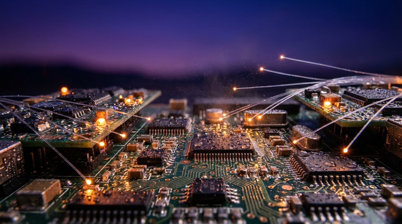 Free Electronic Twilight Cosmos Image - Technology, Circuit ...