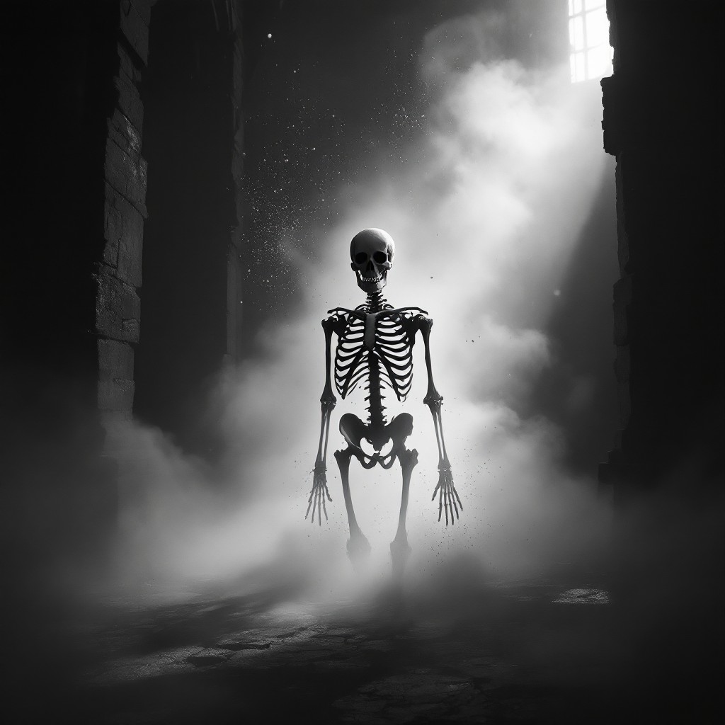 Skeleton Mist Icon Free Skeleton In Mist Image - Skeleton, Mist, Gothic | Download at ...