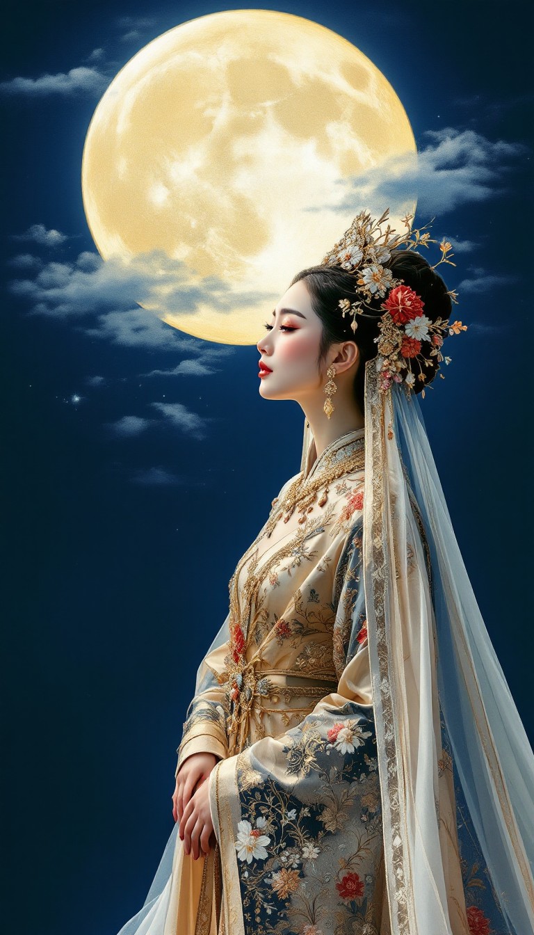 Moon Rode Brides Free Moonlit Bridal Portrait Image - Bride, Woman, Wedding | Download ...