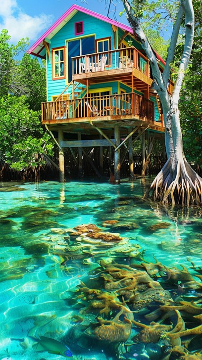 Stilted Treehouse Free Stilted Treehouse Getaway Image | Download at StockCake