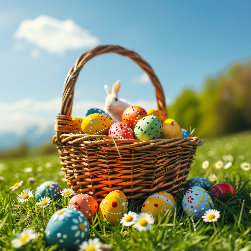 Free Easter Basket Magic Image - Easter, Basket, Eggs | Download at ...
