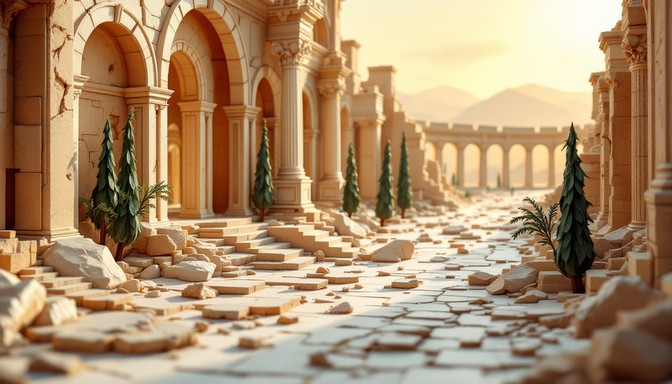 Free Paper Roman Ruins Image - Papercraft, Diorama, Roman | Download at ...