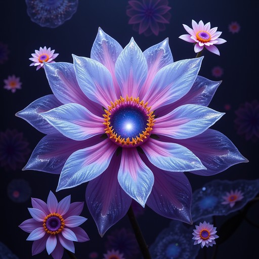 Free Cosmic Flower Portal Image - Floral, Cosmic, Ethereal | Download ...