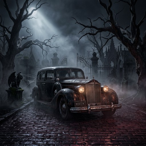 Free Haunted Vintage Automobile Image - Gothic, Vintage, Sedan ...