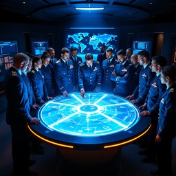 Free Command Center Strategy Image - Military, Tactical, Holographic ...