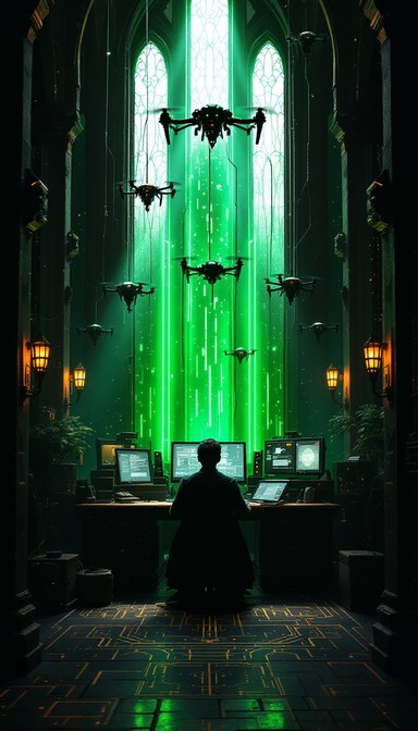 Free Gothic Coding Sanctuary Image - Programmer, Gothic, Victorian ...