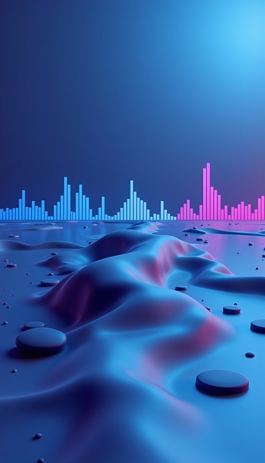 Free Flowing Sound Landscape Image - Audio, Soundwaves, Equalizer ...