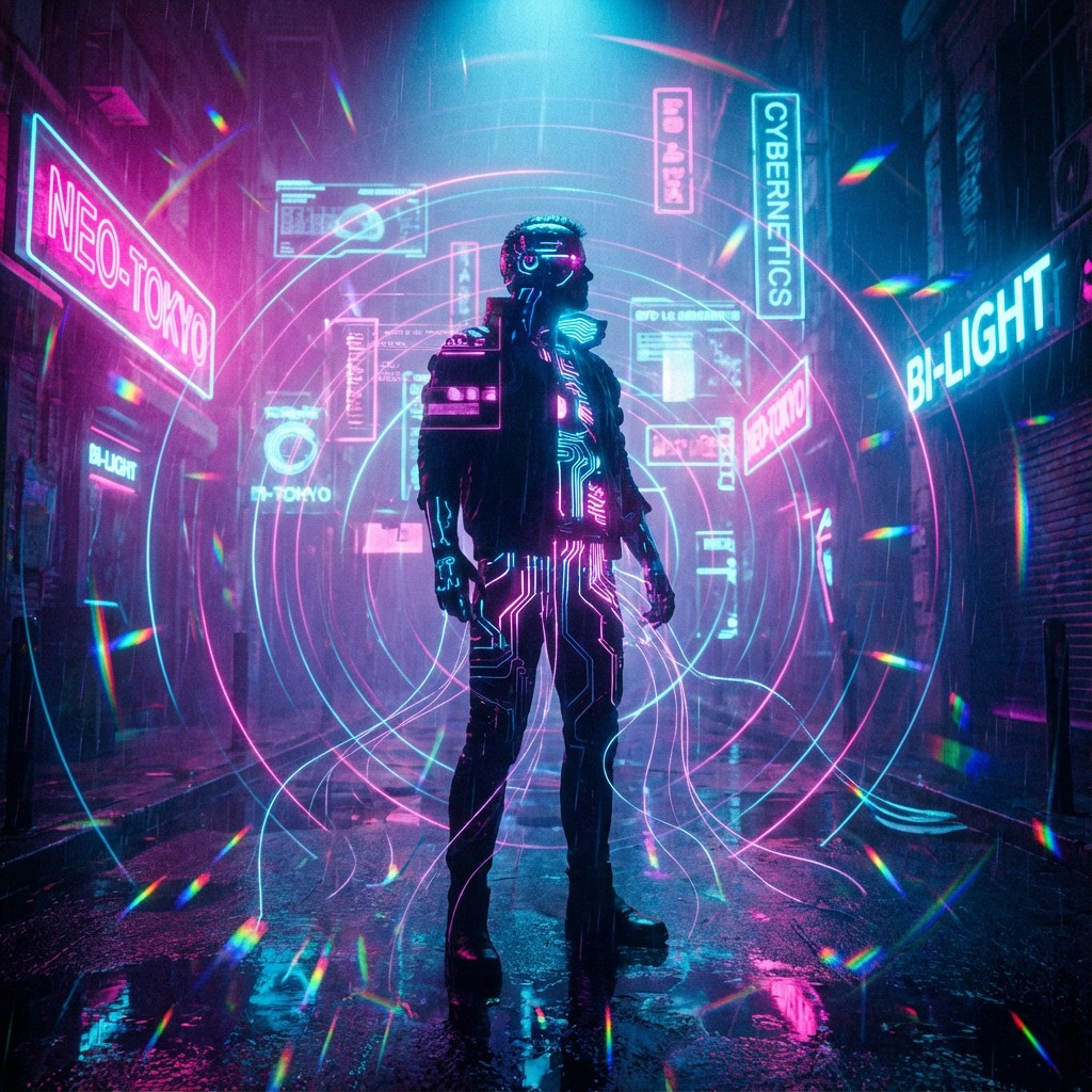 Free Neon Cyberpunk Warrior Image - Cyberpunk, Neon, Futuristic ...