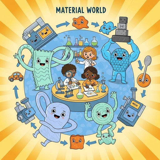 Free Colorful Materials Friends Image - Cartoon, Materials, Science ...