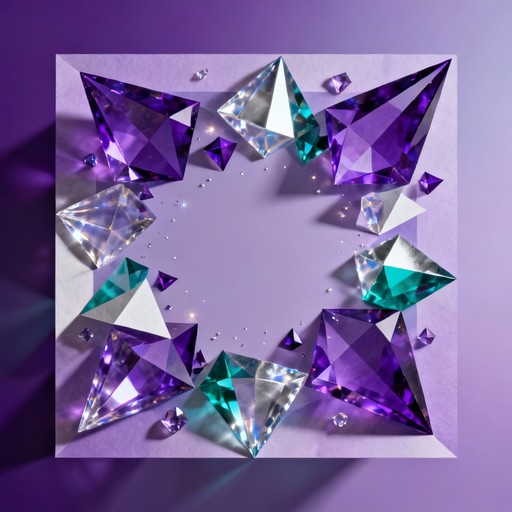Triangle Prismatic Pattern Free Prismatic Crystal Triangles Image - Triangles, Prisms, Transparent ...