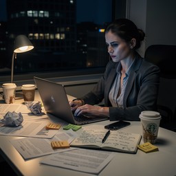 Working Tonight Free Working Late Tonight Image - Businesswoman, Professional, Woman ...