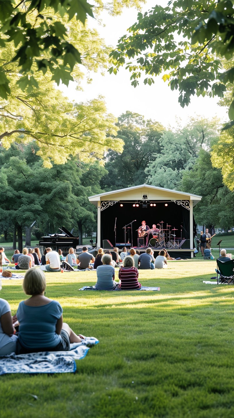Free Outdoor Concert Scene Image - Outdoor, Concert, Audience ...