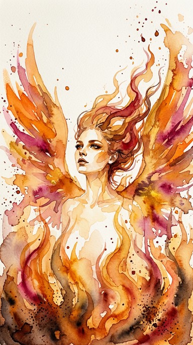 Woman Phoenix Free Phoenix Woman Rising Image - Phoenix, Woman, Watercolor | Download ...