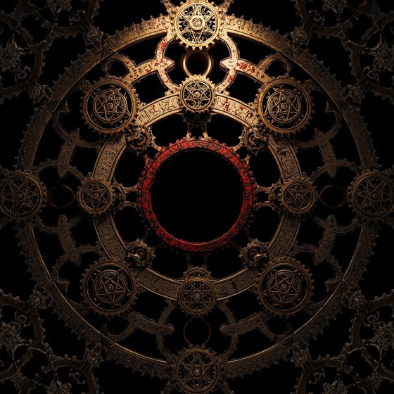 Gothic Machine Colors Free Dark Golden Machinery Photo - Gears, Gothic, Dark | Download at ...