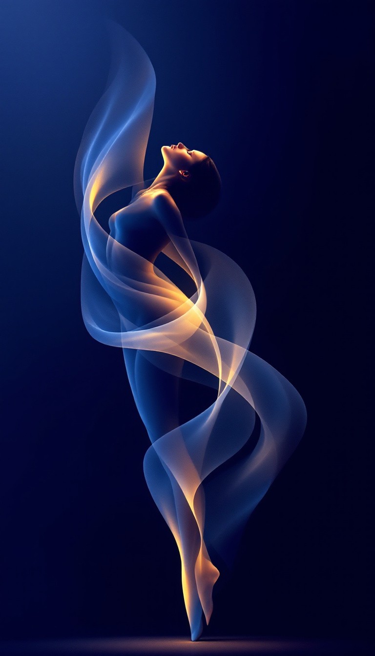 Shadow Dance Background Free Graceful Shadow Dance Image - Flowing, Ethereal, Graceful ...