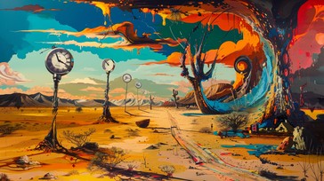Free Surreal Desert Time Image - Surreal, Desert, Clocks | Download at ...