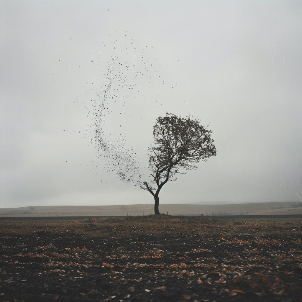 Murmuring Images Free Murmuration over Tree Image - Tree, Birds, Murmuration | Download ...