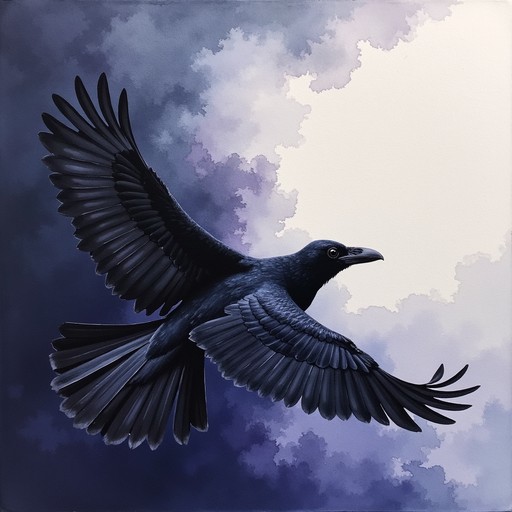 Free Raven's Twilight Flight Image - Raven, Flight, Wings | Download at ...