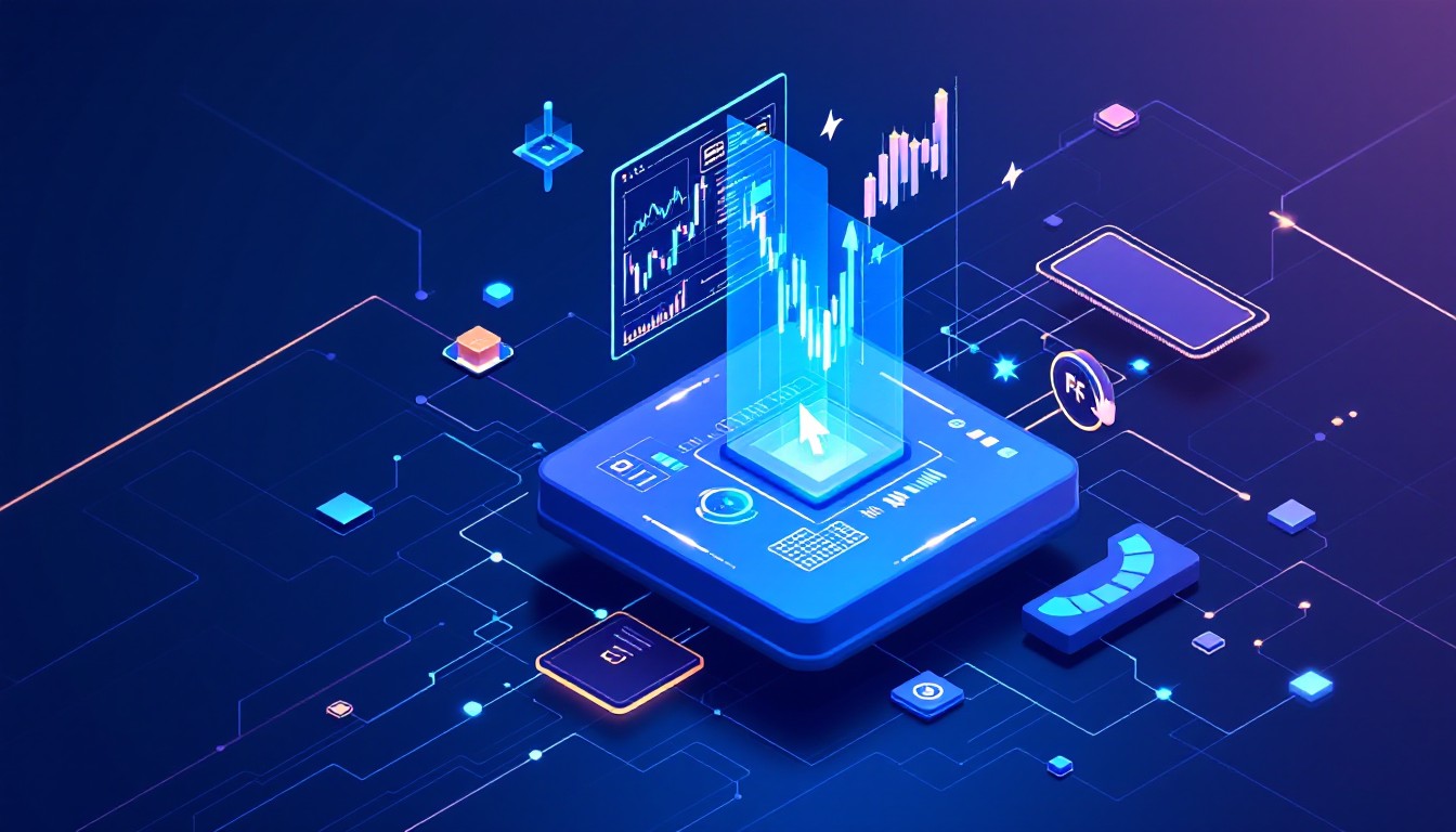 Free Digital Trading Interface Image - Trading, Isometric, Illustration ...