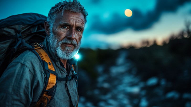 Dusky Climate Free Hiker at dusk Image - Hiker, Dusk, Adventure | Download at StockCake