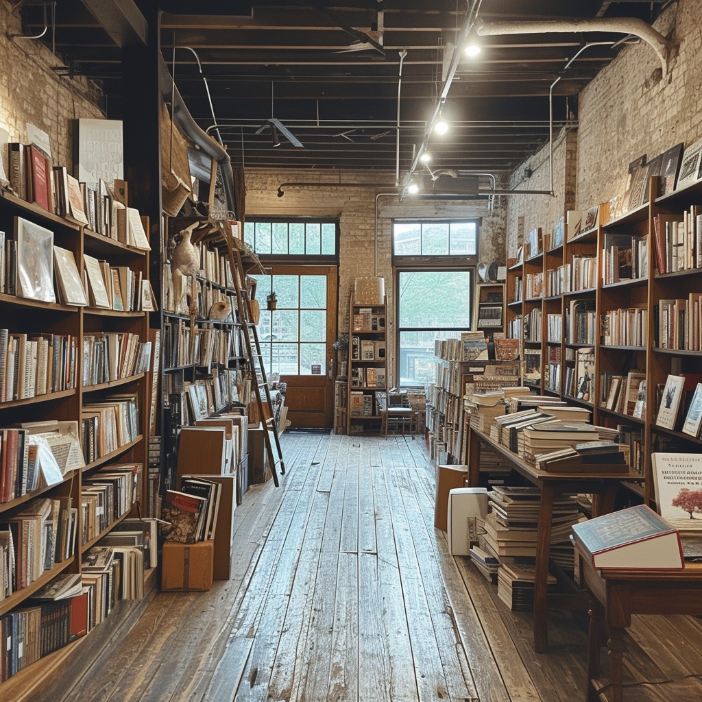 Free Cozy Bookshop Interior Image - Bookstore, Books, Shelves ...