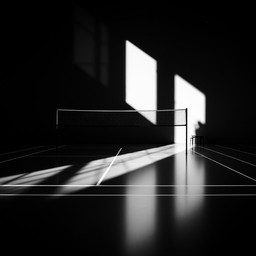 Free Shadows Meet Sport Image - Badminton, Court, Shadows | Download at ...
