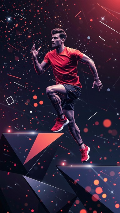 Free Ascending Through Obstacles Image - Runner, Athletic, Crimson ...
