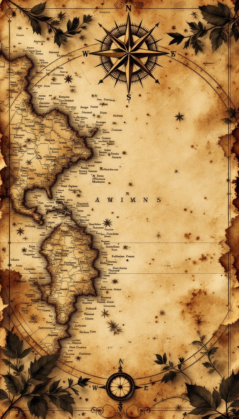 Free Ancient Explorer's Map Image - Vintage, Map, Compass | Download at ...
