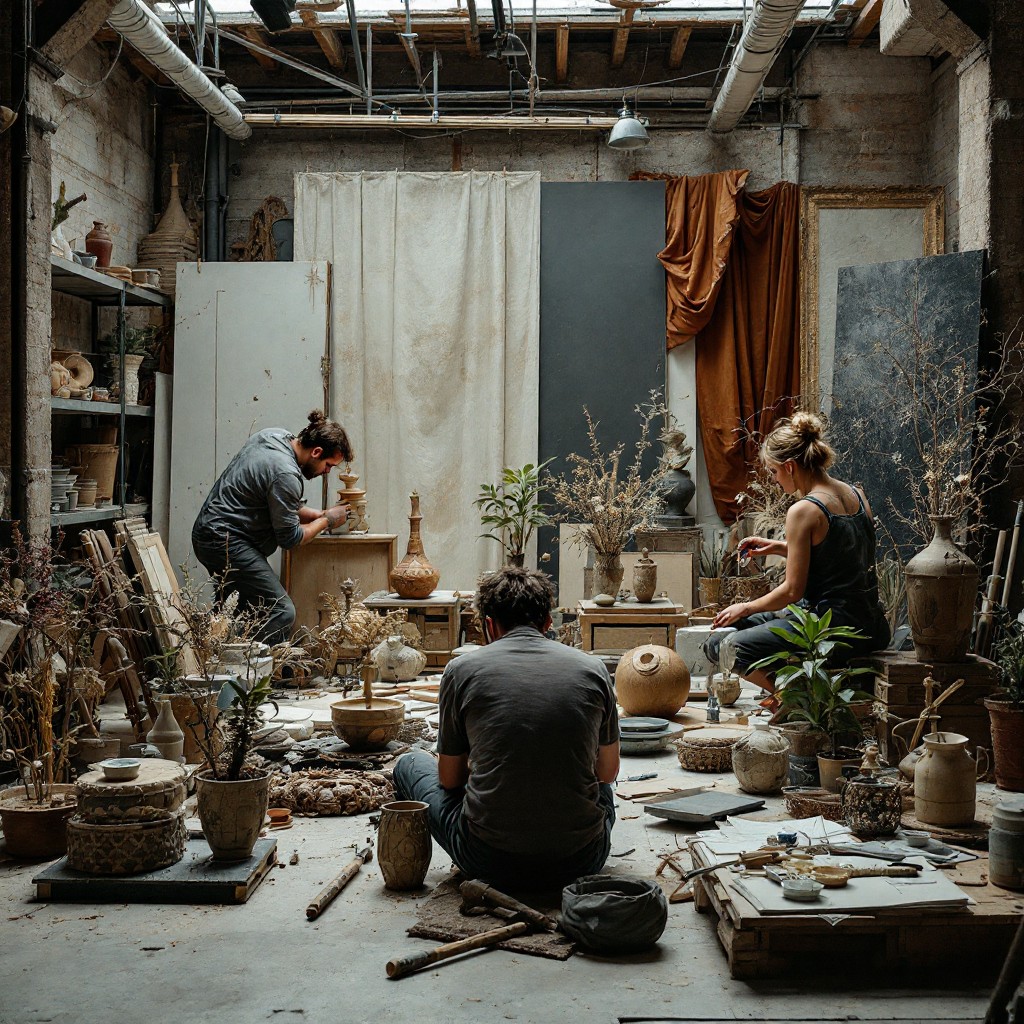 Free Artists at Work Image - Craftspeople, Artisans, Workshop ...