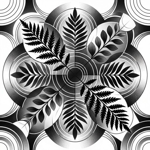 Free Botanical Geometric Pattern Image - Pattern, Botanical, Geometric ...