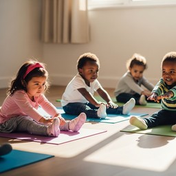 Free Playful stretching toddlers Image - Toddlers, Children, Stretching ...