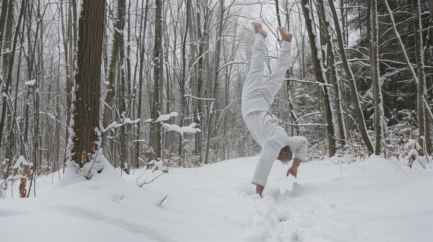Free Karate in Snow Image - Winter, Martial, Arts | Download at StockCake