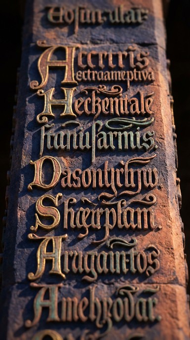 Free Timeworn Symbolic Carvings Image - Inscriptions, Ancient ...