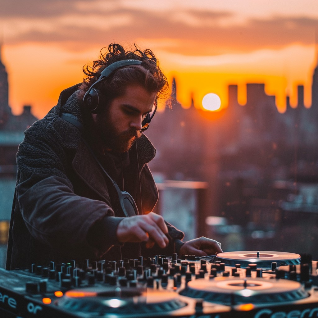 Free Sunset DJ Session Image - Dj, Sunset, Music | Download at StockCake