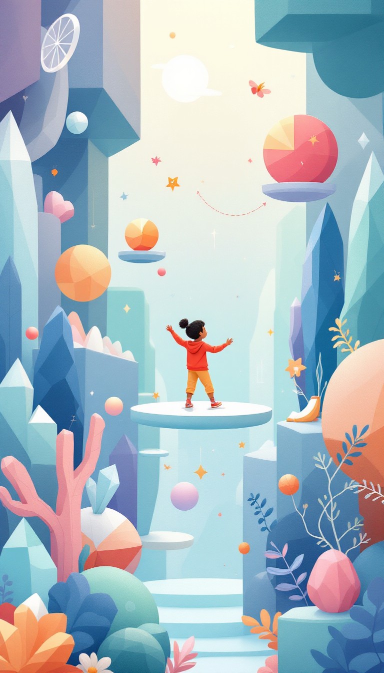 Free Magical Data Adventure Image - Whimsical, Geometric, Magical ...