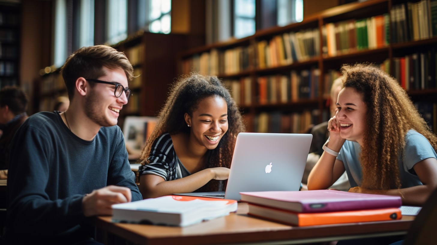 Free Students Enjoying Learning Image - Students, Library, Learning ...
