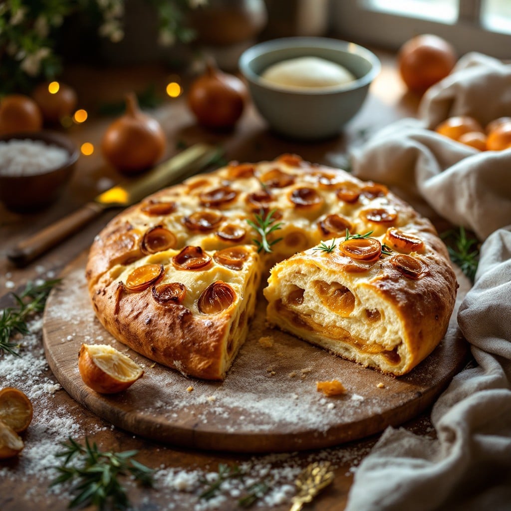 Free Golden Focaccia Perfection Image - Focaccia, Bread, Onion ...