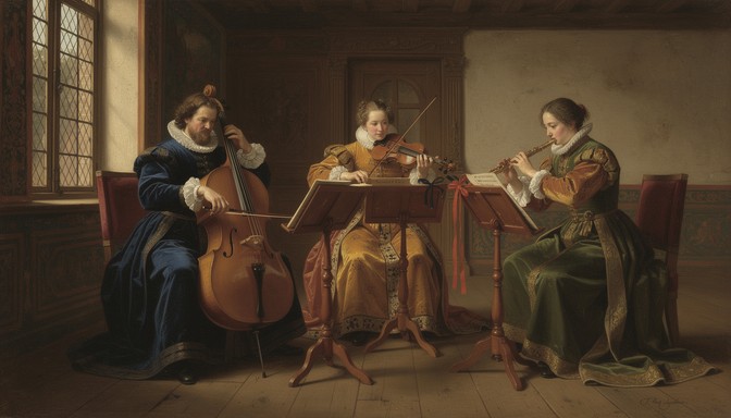 Authentic Baroque Instruments Free Baroque Musicians Rehearsing Image - Musicians, Baroque, Classical ...