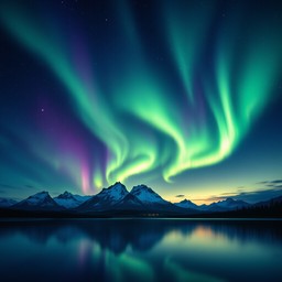 Free Northern Lights Dance Image - Aurora, Borealis, Mountains ...